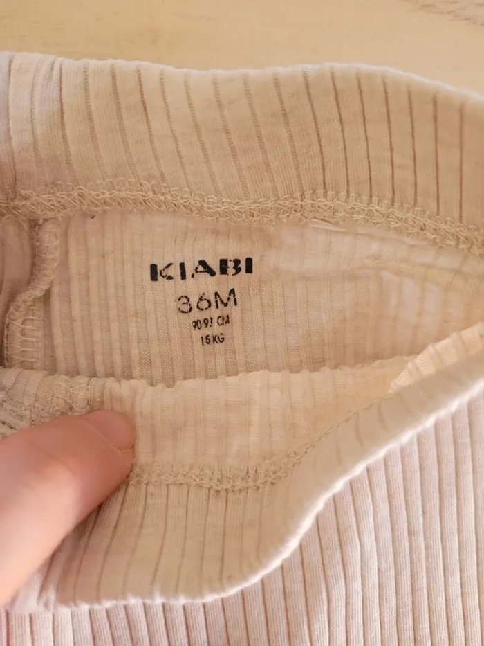 Legging beige Kiabi 36 mois - photo numéro 3