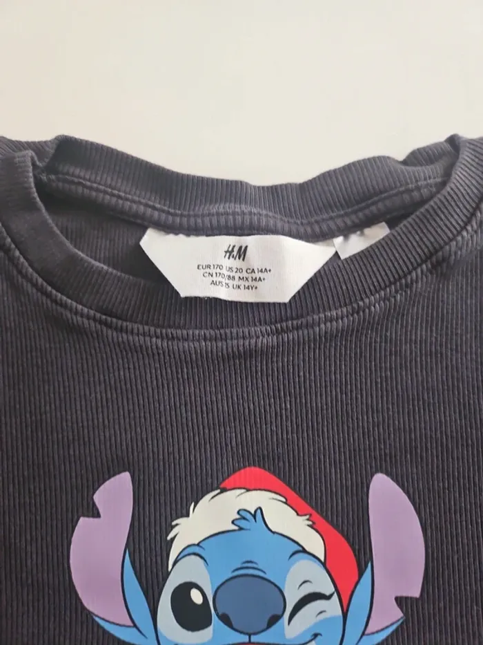 Top en jersey H&M Stitch - photo numéro 3