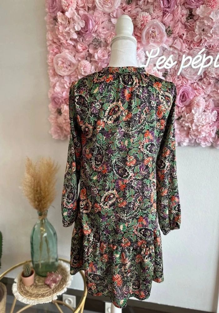 Belle robe fluide et légère à imprimé floral, taille 34 - IKKS - photo numéro 10