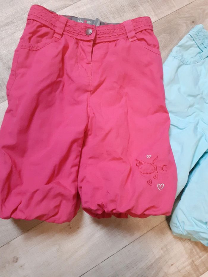 Lot 2 pantalons fille bouffant 6 mois neufs - photo numéro 2