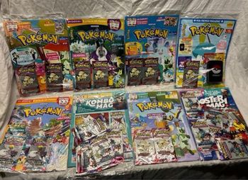 17 magasines pokemon + boosters 
