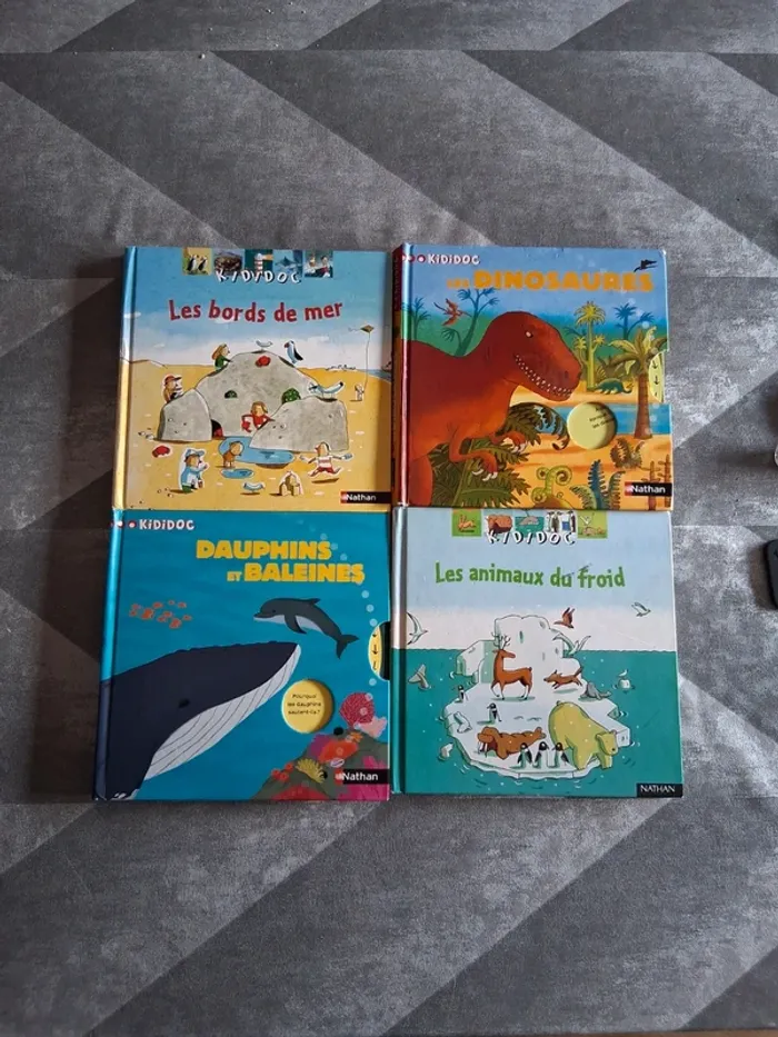 Lot de 4 livres kididoc