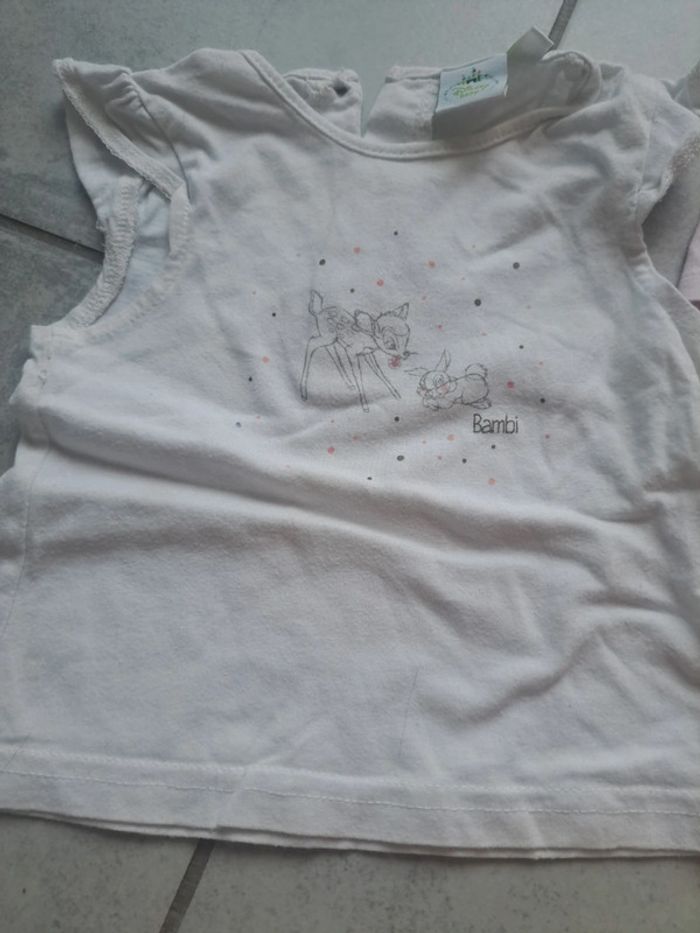 Lot de 3 t-shirt manche courte 6 mois - photo numéro 4