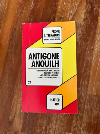 Livre antigone anouilh