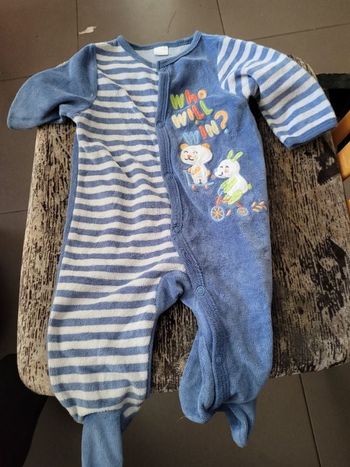 Pyjama velours 3 mois