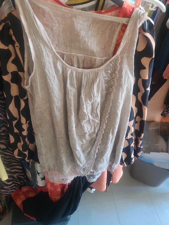 Blouse dentelle