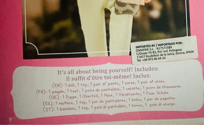 Jouet poupée <pamela > 15,24 cm - neuve - photo numéro 6