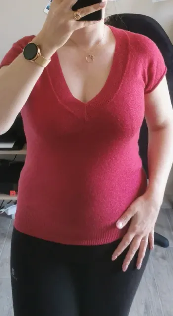 Pull manche courte La Redoute
