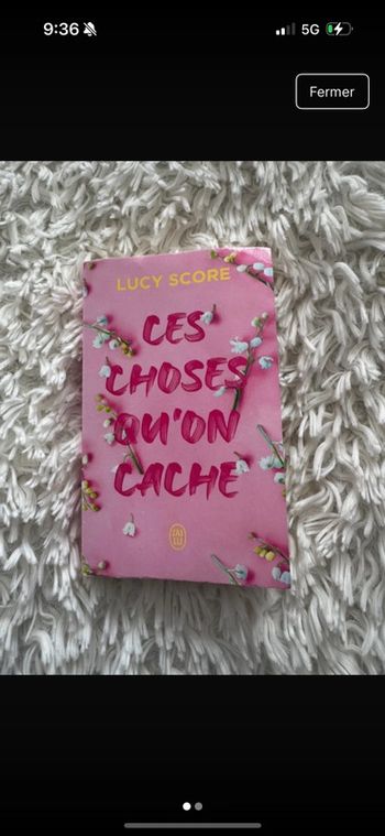 Livre tome 1 et 2 Ces choses que l’on cache  Ces choses qu’on oublie pas