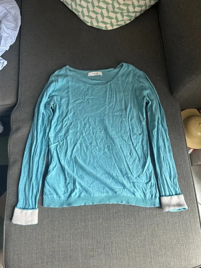 Pull fin col rond, femme, promod, taille M