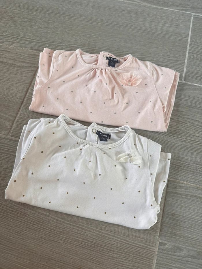 Lot de deux t-shirt manches longues