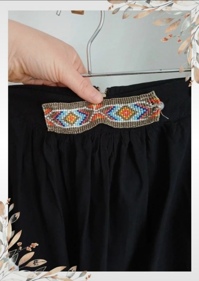 Jupe noire fluide en viscose doublée 38 - photo numéro 2