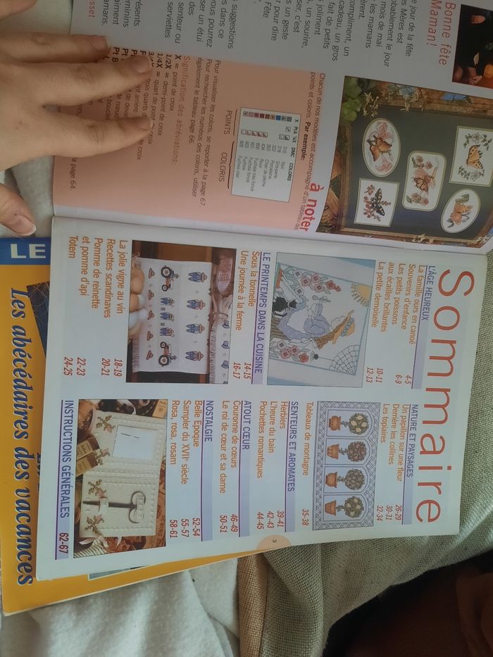 Loisir le point de croix fête des mères nature abécédaire mer - photo numéro 3