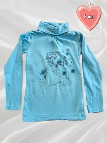 Haut manches longues fille 8 ans