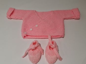 Lot brassière chaussons