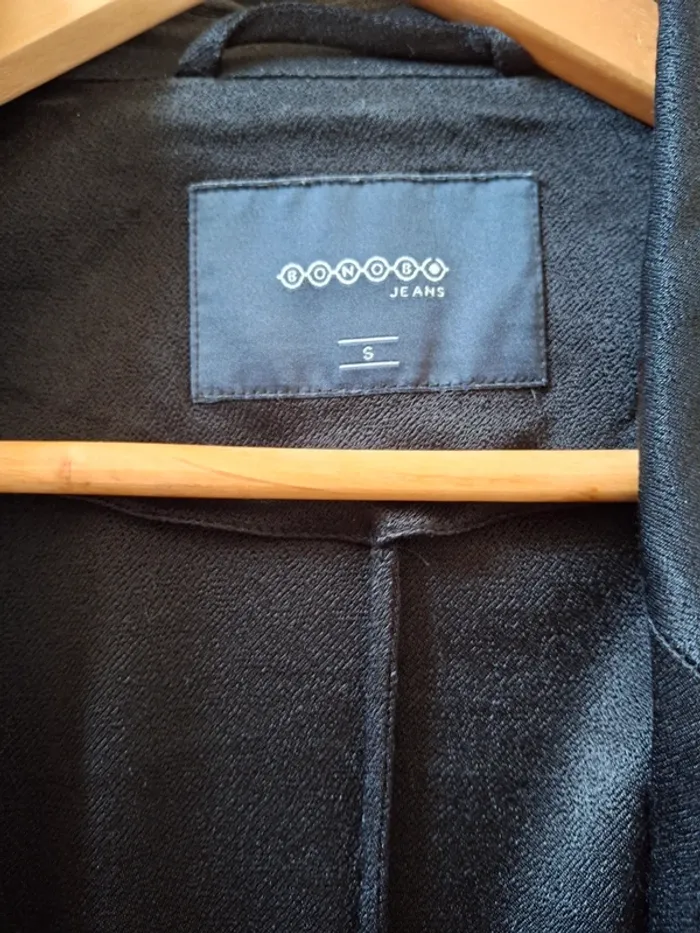 Blazer noir avec de la marque Bonobo - photo numéro 3