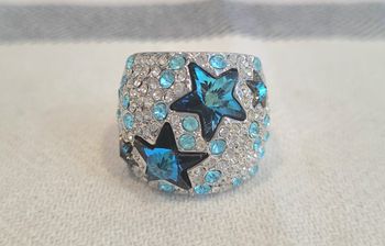 Bague avec cristaux swarovski