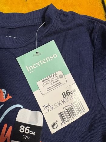 T-shirt bébé Inextenso 18 mois (86 cm) neuf avec étiquette