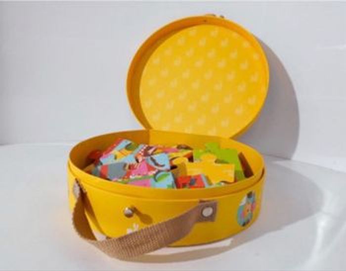 Valisette Puzzle Janod Goûter d' Anniversaire 36 Pièces, - photo numéro 3