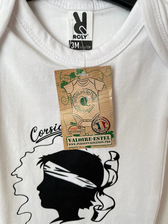 (NEUF) Body manches courtes Corse - 3 mois - photo numéro 3