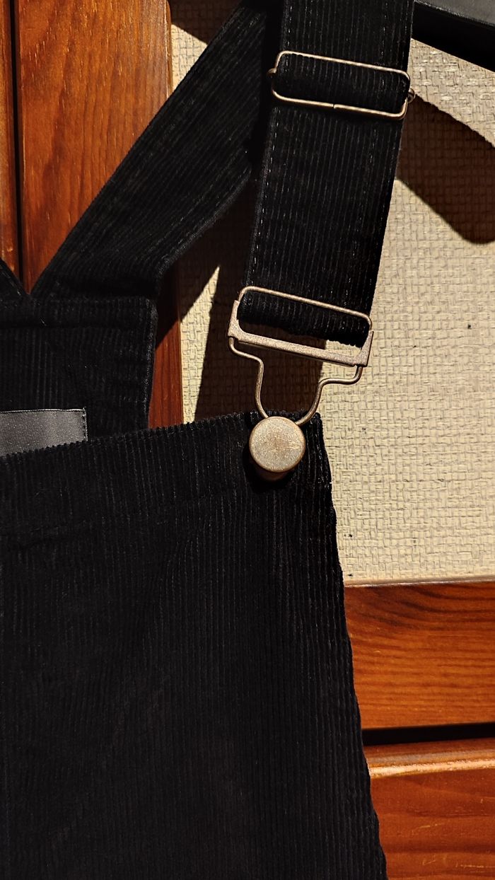 Robe chasuble noire velours taille 34 - photo numéro 6