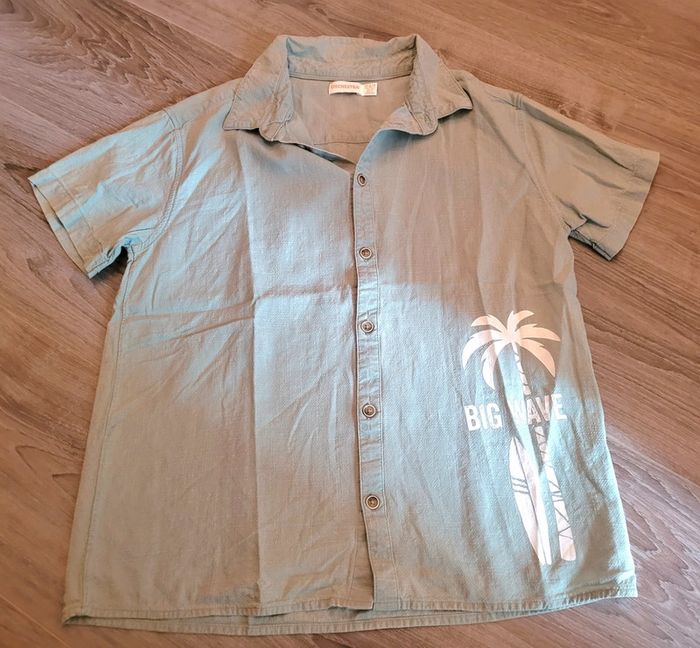 Chemise verte claire MC Orchestra 12 ans