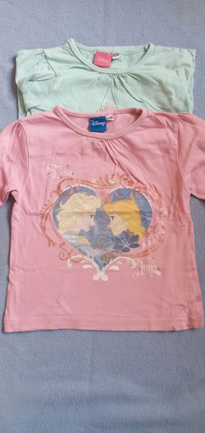 Lot de 2 haut Disney Princesse taille 92/98 cm - photo numéro 2