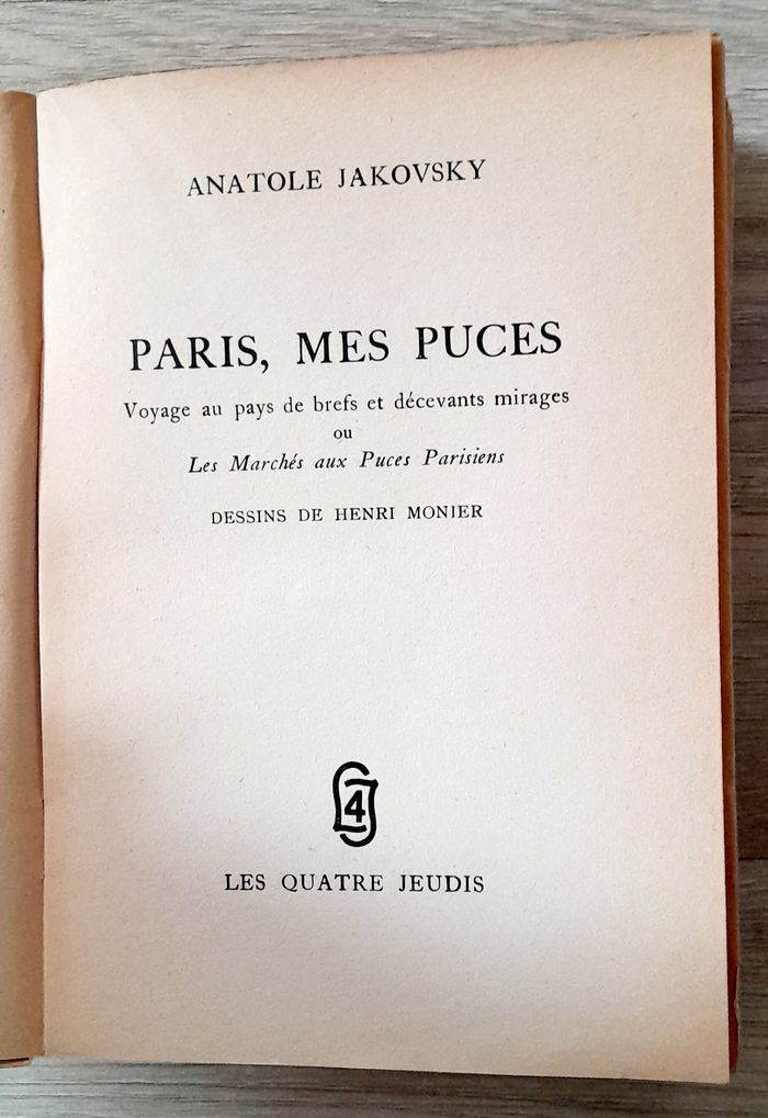 Paris mes puces - Anatole Jakovsky - photo numéro 5