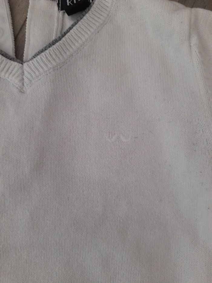 Pull blanc 9 mois - photo numéro 2