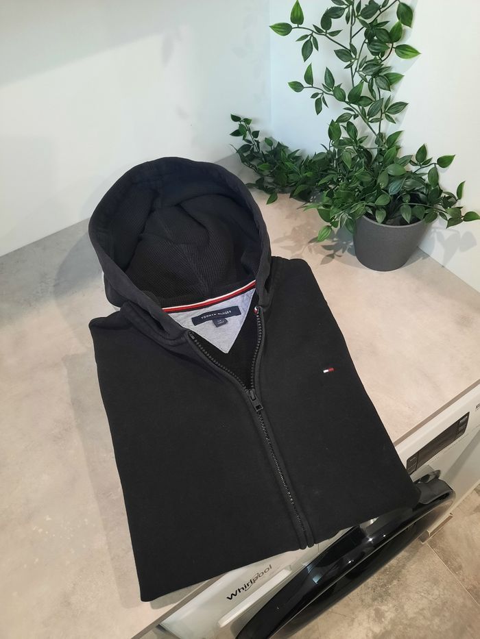 Gilet Zippé Tommy Hilfiger – Noir – Taille S - photo numéro 1