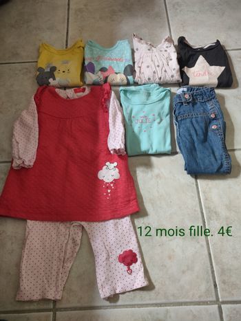 Lot fille 12 mois fille