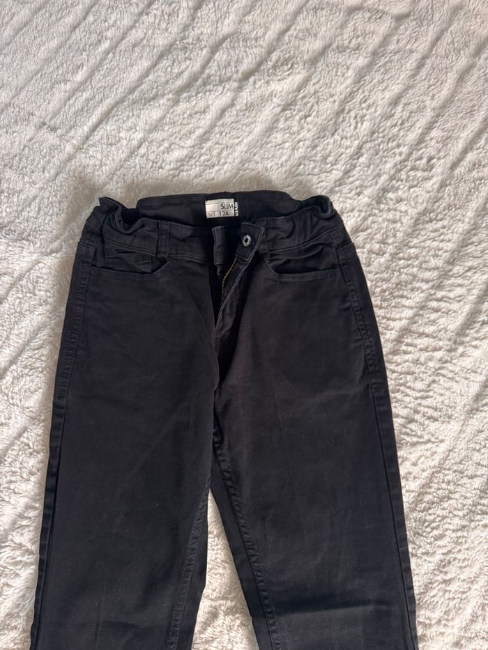 Jeans noir slim 12 ans