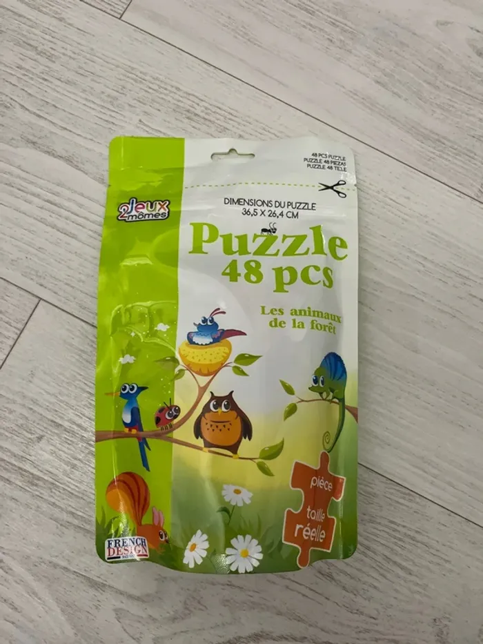 puzzle les animaux de la forêt