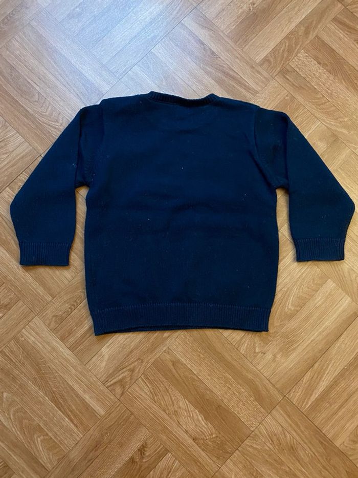 Pull à col rond bleu taille 18 mois Pat & Ripaton - photo numéro 3