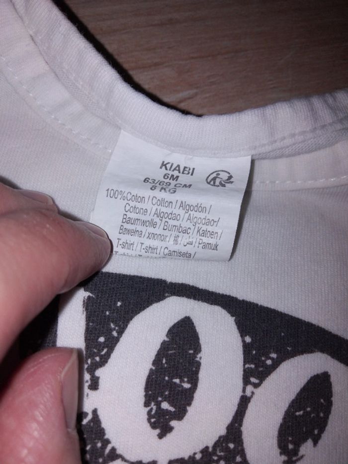 Tee shirt manches longues 6 mois - photo numéro 2