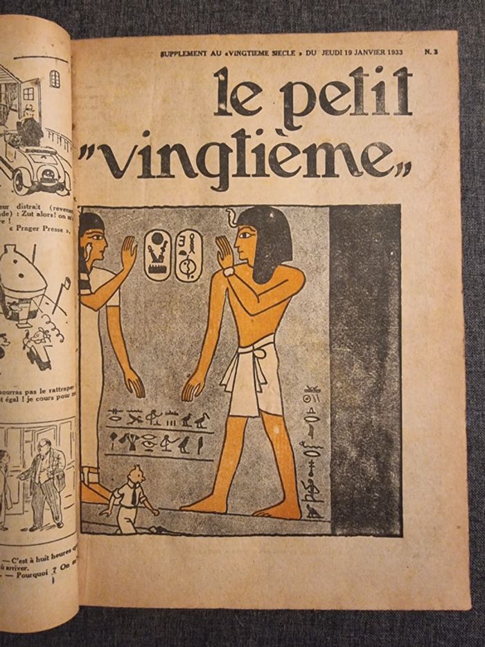 Reliure Petit Vingtieme 1933 - photo numéro 6