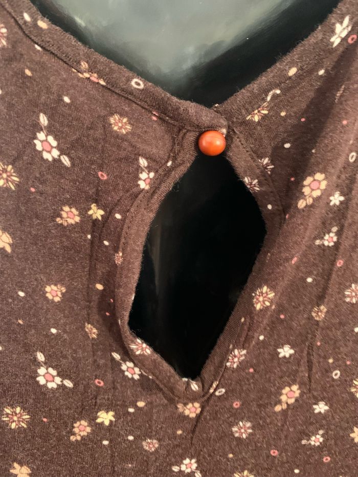 Petite robe marron Clock House taille M - photo numéro 5