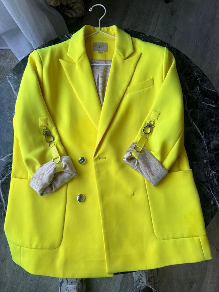 Blazer jaune flashy Interdee - photo numéro 2