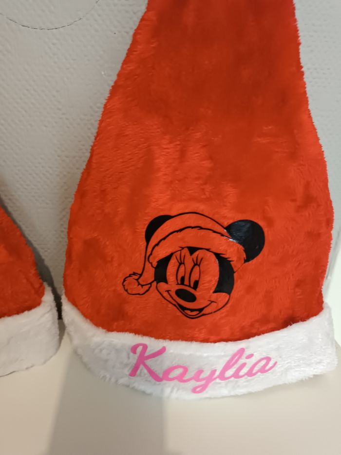 Bonnet de père noël personnalisé - photo numéro 2