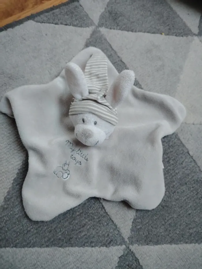 Doudou tissus lapin