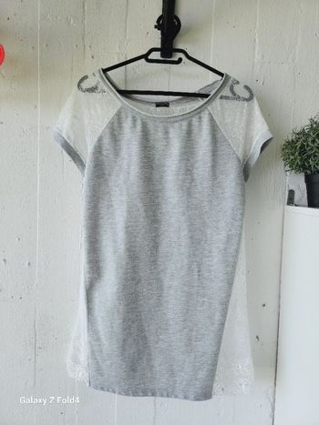 Robe t-shirt courte dos en crochet Calzedonia