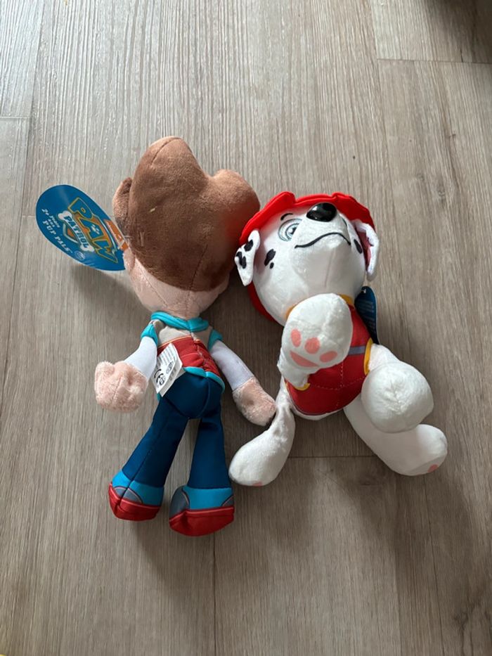 Lot peluche pat patrouille marcus Ryder doudou - photo numéro 2