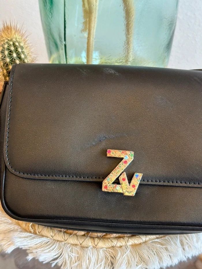 Sac bandoulière mini en cuir ZV Initiale - Zadig&Voltaire - photo numéro 6