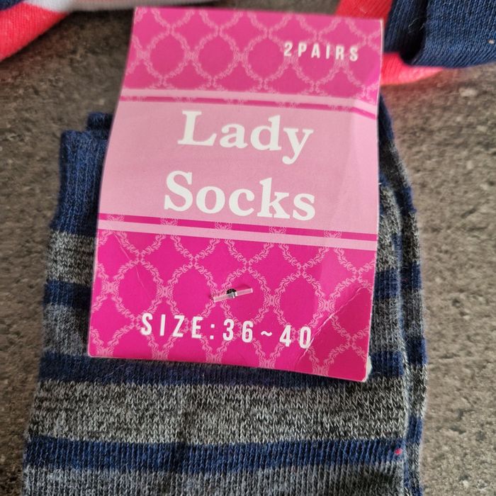 6 paires de chaussettes 36/40. - photo numéro 2