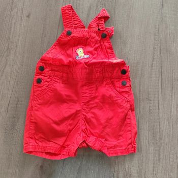 Salopette short 12 mois