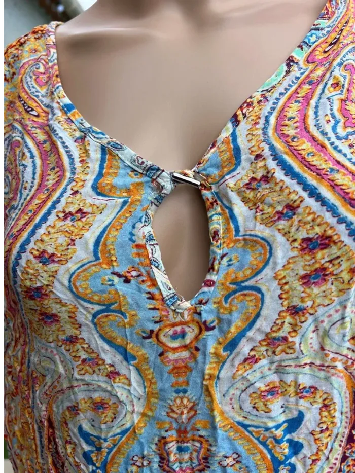 Superbe blouse/tunique graine de malice - taille L - photo numéro 3