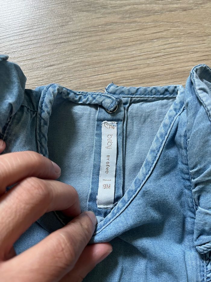 Robe en jean, 9mois, toutes saisons, gemo - photo numéro 2