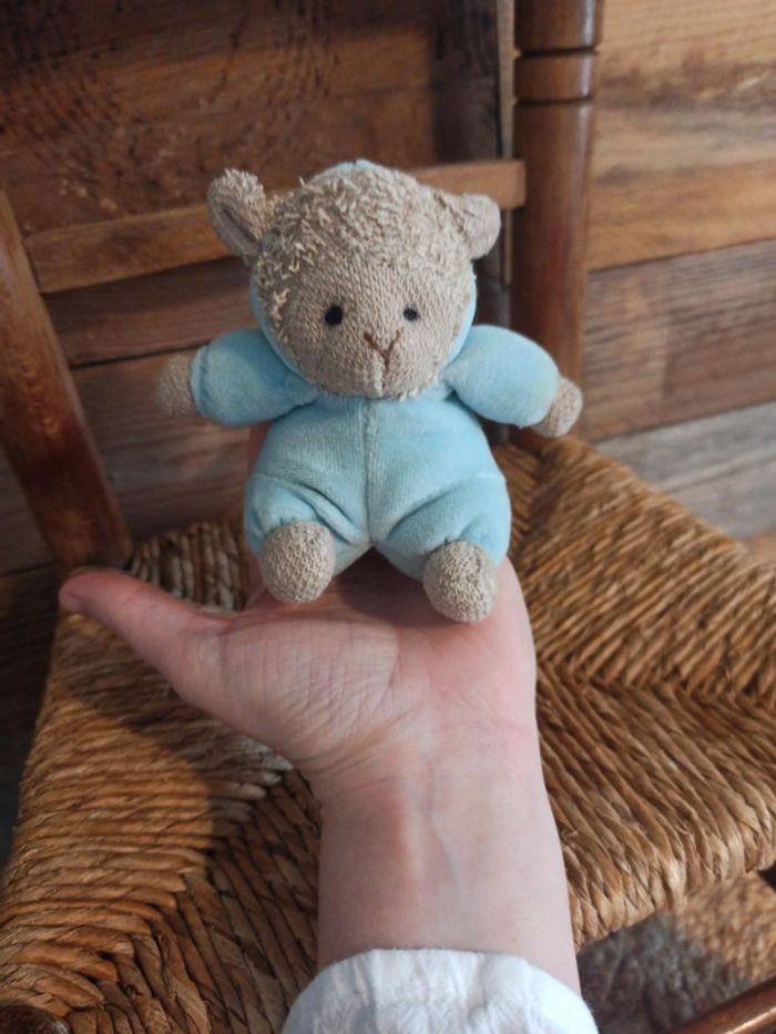 Peluche petit mouton Ikea bleu Kramig tbe - photo numéro 4