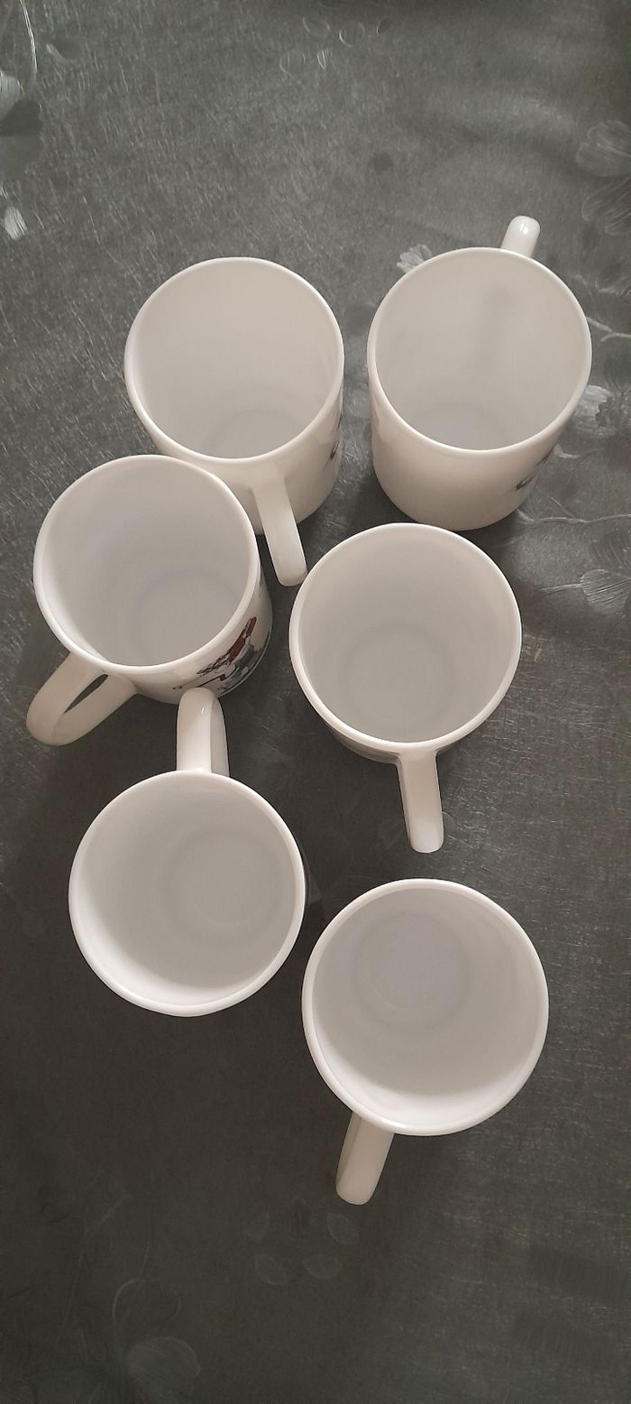 Lot de 6 mugs vintage - photo numéro 2