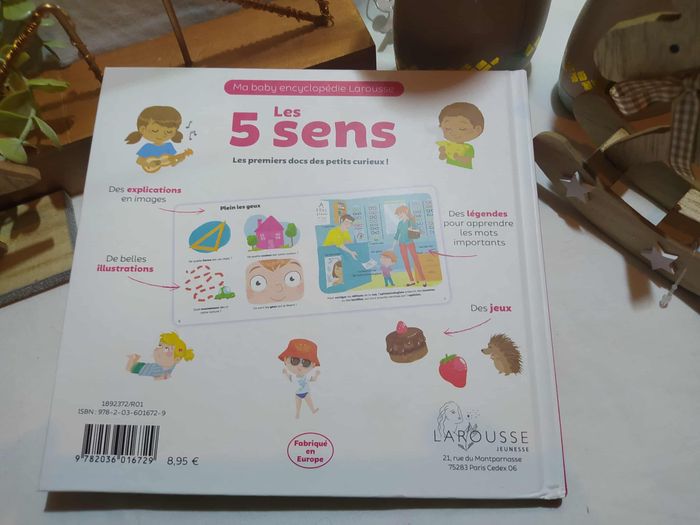 Livre Jeunesse - Les 5 sens de Elisabeth Marrou et de Marie Voyelle - Dès 3Ans - photo numéro 2